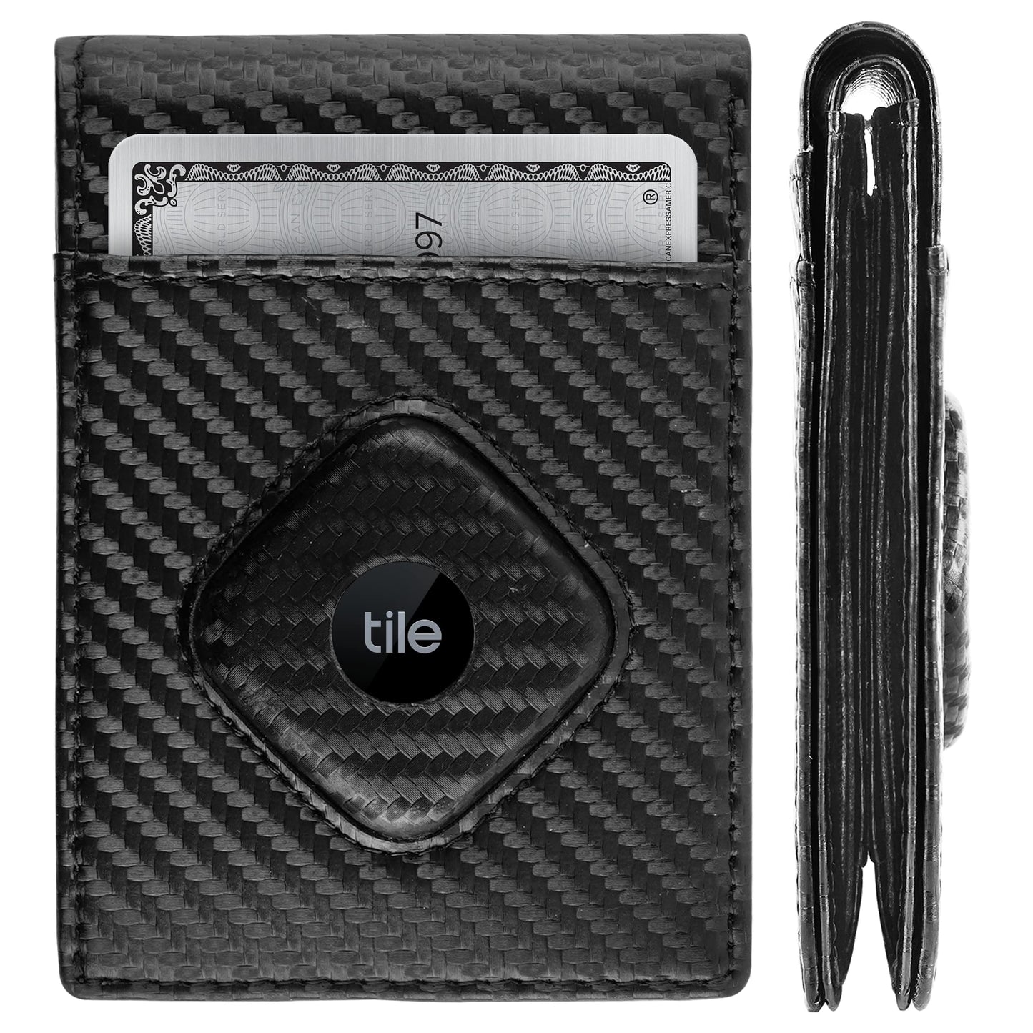 RFID Blocking Men's Wallet for Tile Mate (2022) with 11 Card Slots